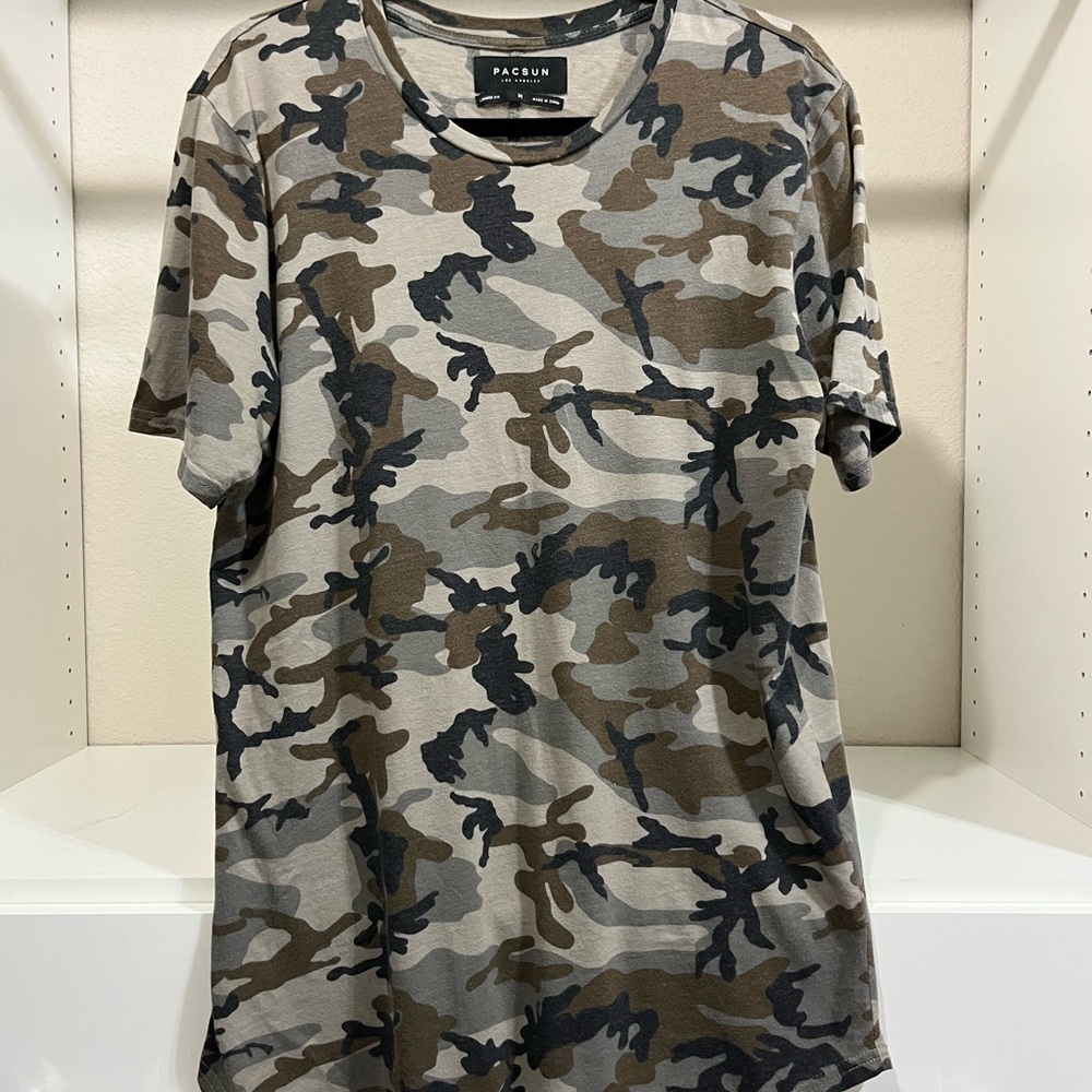 PacSun Men's Camouflage Shirt